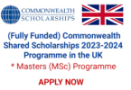 Commonwealth Master’s Scholarships for Developing Commonwealth Countries